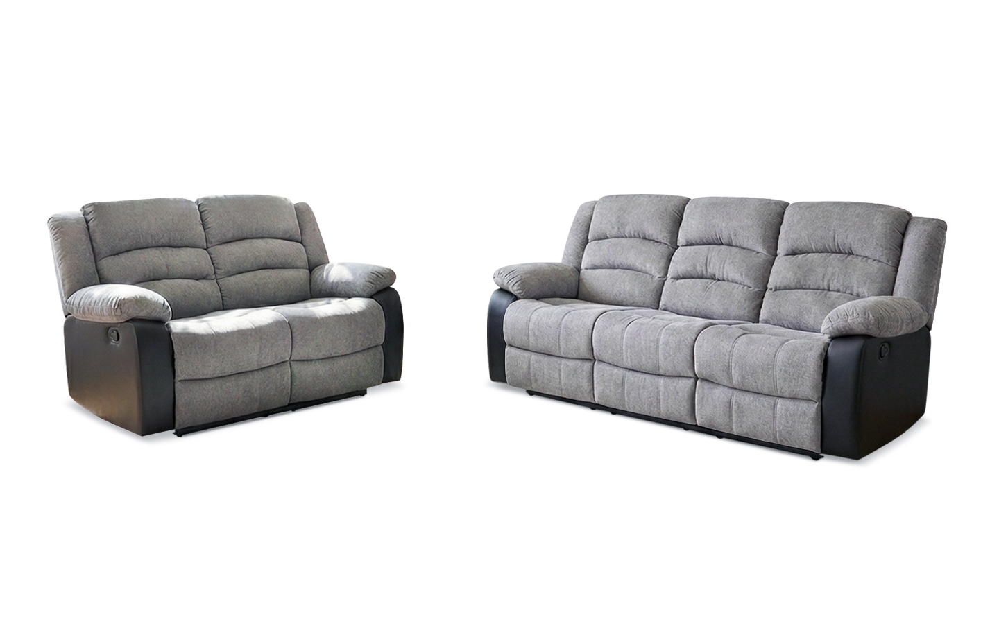 Free Delivery & Free Setup | Samuel Reclining Sofa and Loveseat